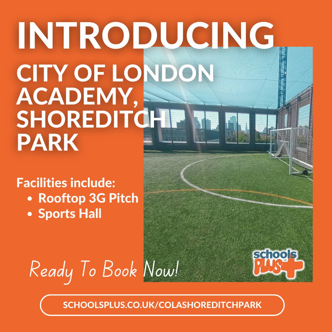 schoolsplus's tweet photo. Weβre excited to announce that we are now working together with City of London Academy, Shoreditch Park! We look forward to seeing you there! Visit https://t.co/7wVCZYX4mg @COLA_Shoreditch
#astro #astroturf #gym #schoolhire #SchoolsPlus #schoolhire #cityoflondonacademy #hackney https://t.co/1xYjWnW00D