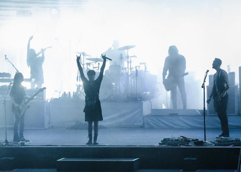 The night <a href="/yungblud/">YUNGBLUD</a> took to the stage with Placebo for the very first time. 
<a href="/musilac/">Festival Musilac</a> Festival, Aix-les-Bains, France 11 July 2024