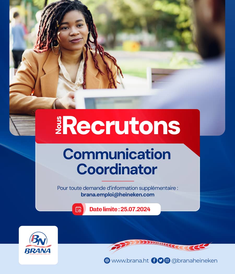 📢 Rejoignez notre équipe! 📢

Nous recherchons un(e) Coordinateur(trice) en Communication pour dynamiser notre département et participer à des projets passionnants. 

Vous avez une passion pour la communication et des études et expériences confirmées dans le domaine ? Ce poste