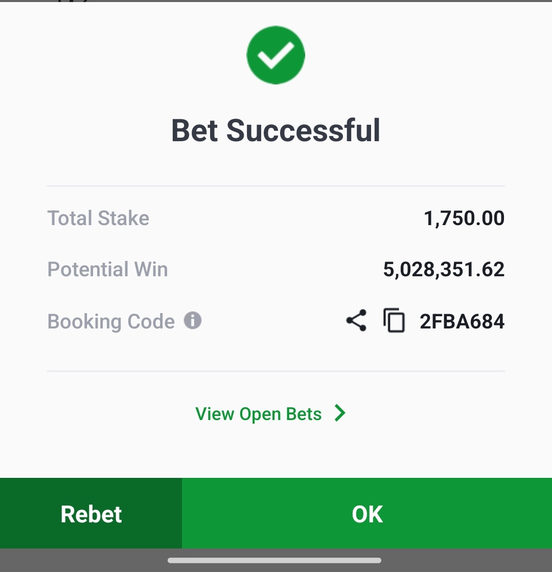 RealSuzzane's tweet photo. 7 games 2600 odds football ⚽⚽ games https://t.co/DAlxgCvP23