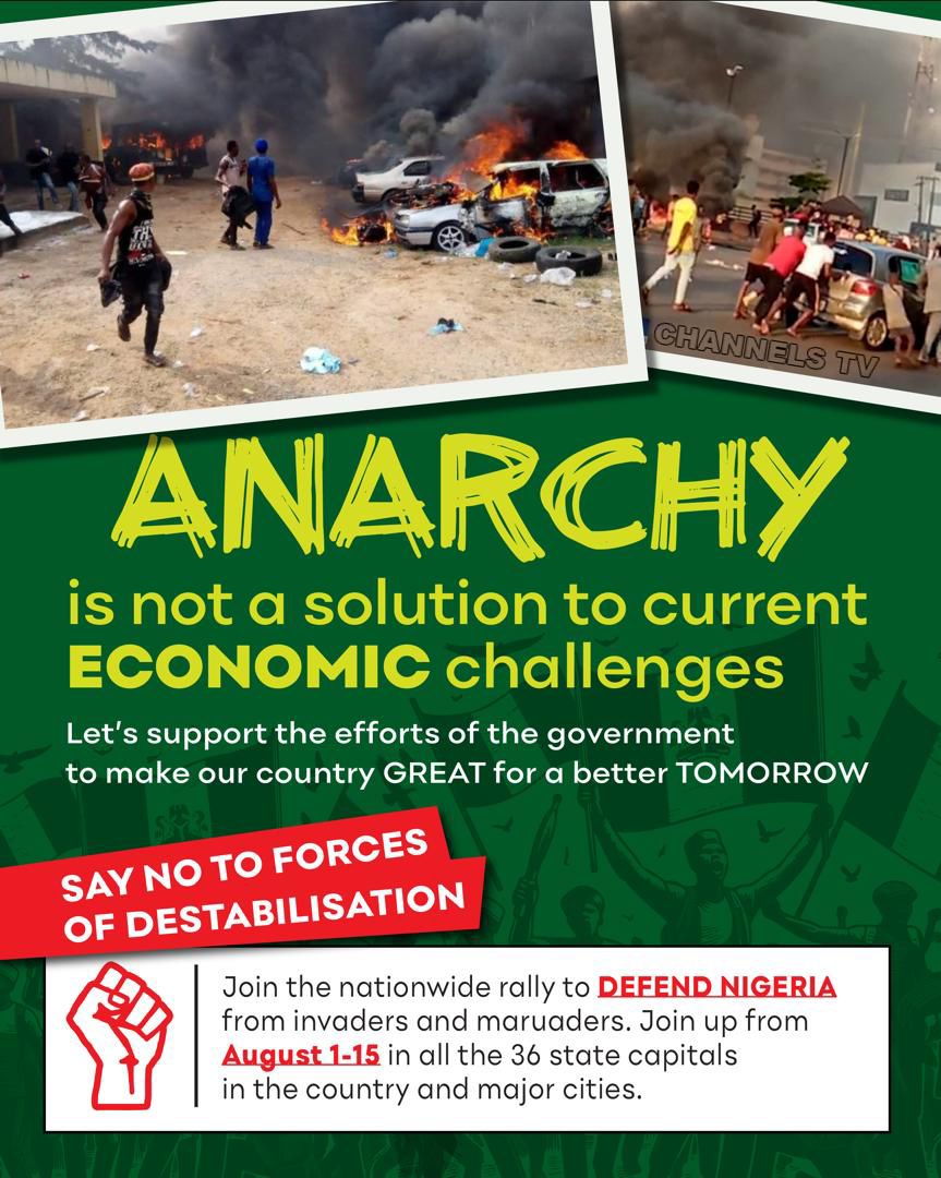 Ambofkwara's tweet photo. It's essential to remain alert against manipulation for harmful aims. Promoting peaceful and constructive engagement, while collaborating to protect and enhance our nation, is the only positive and hopeful path forward.
#DefendNigeria
#UniteforHope https://t.co/WdVeoWmFKQ