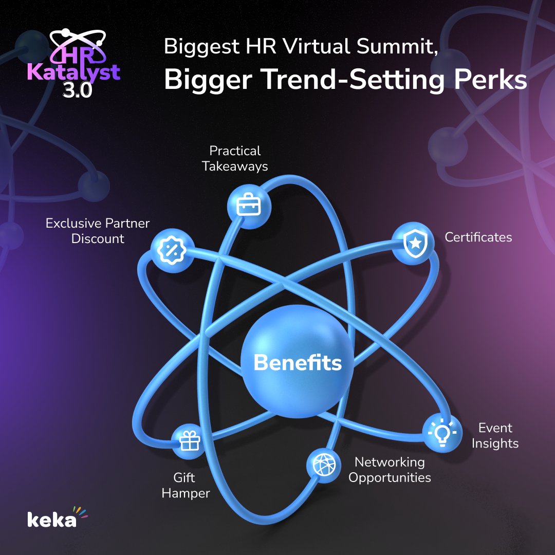 kekahr_official's tweet photo. At HR Katalyst 3.0, we're transforming HR practices to revolutionize your workplace. Check it out:

• Actionable tips
• Exclusive discounts
• Certificates
• Gift hampers
• Network with HR Pros

📅 July 18-19
📍 Virtual

Register now: https://t.co/UWcSyvllp1 ⬅️

#HRKatalyst https://t.co/eICuV3ziqD