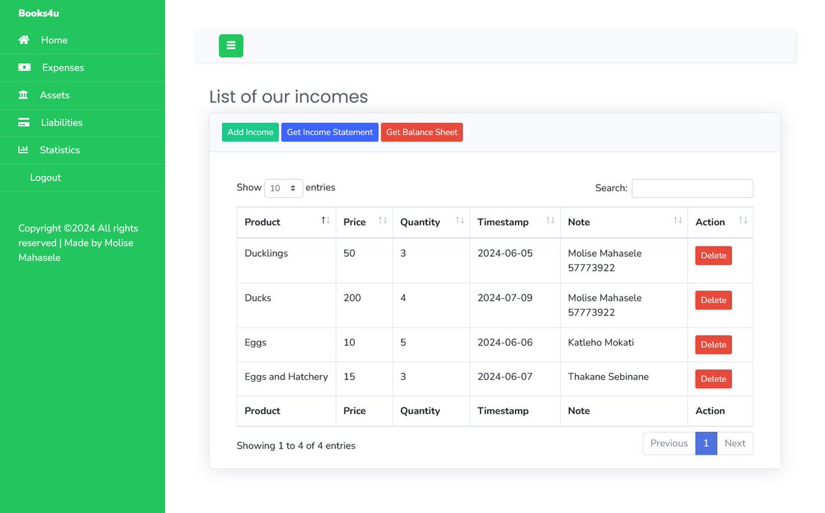 molise_codes's tweet photo. Generate income statements and balance sheets while also monitoring progress using charts and graphs to track performance. Keep track of KPIs such as profit margins, revenue growth, asset to turnover ratio and debt to equity ratio(liquidity). Link is 1st comment.

#buildinpublic https://t.co/beYGjnRaBc