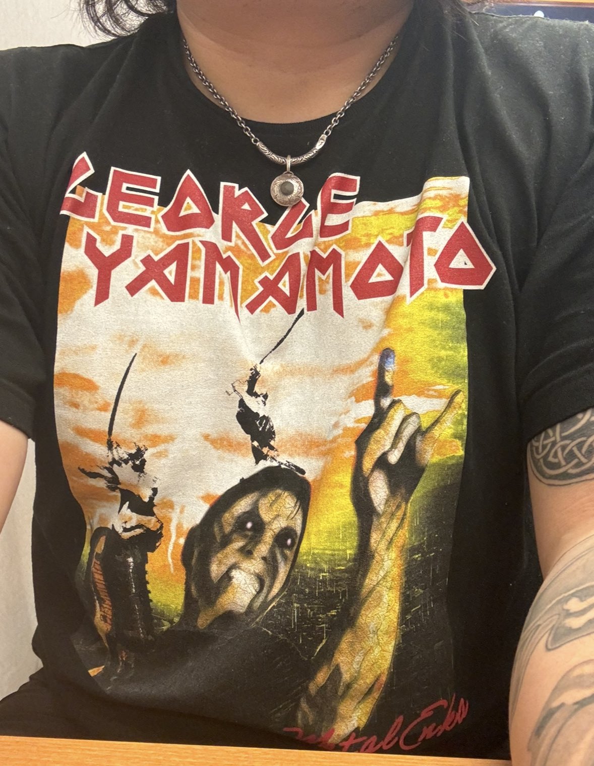山本譲二 メタルTシャツ（50周年記念ver）※証明書付 | 山本譲二
