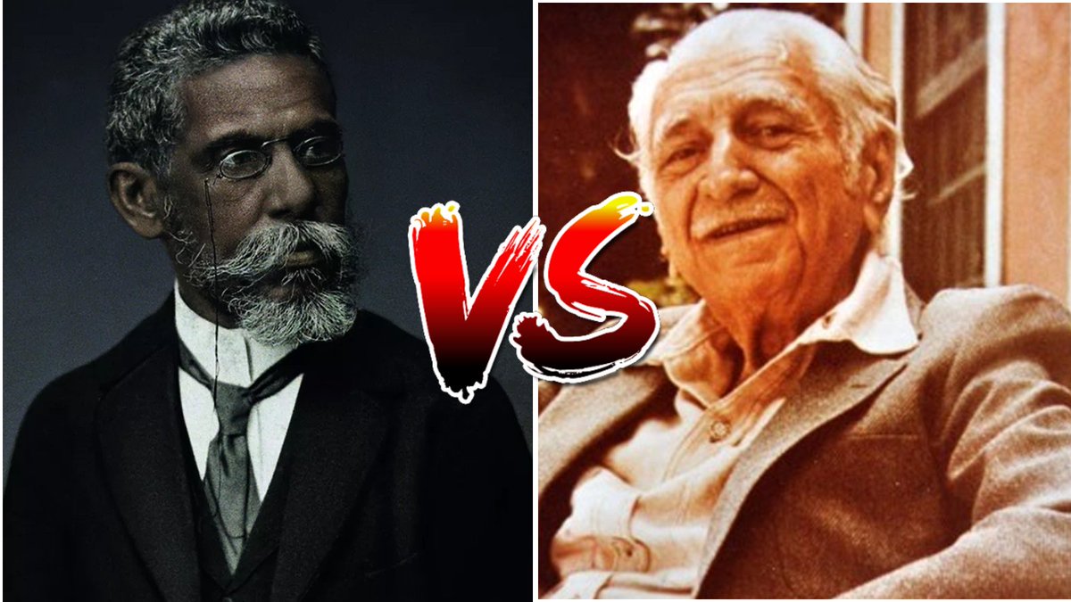 estacaobrasilfm's tweet image. Quando Machado de Assis faleceu em 1908, Gilberto Freyre tinha 8 anos. Duas figuras que jamais se conheceram e foram muito distintas. Este fio explorar isso a partir de um ponto: a visão quase diametralmente oposta de ambos sobre a escravidão. Bora de 🧶...