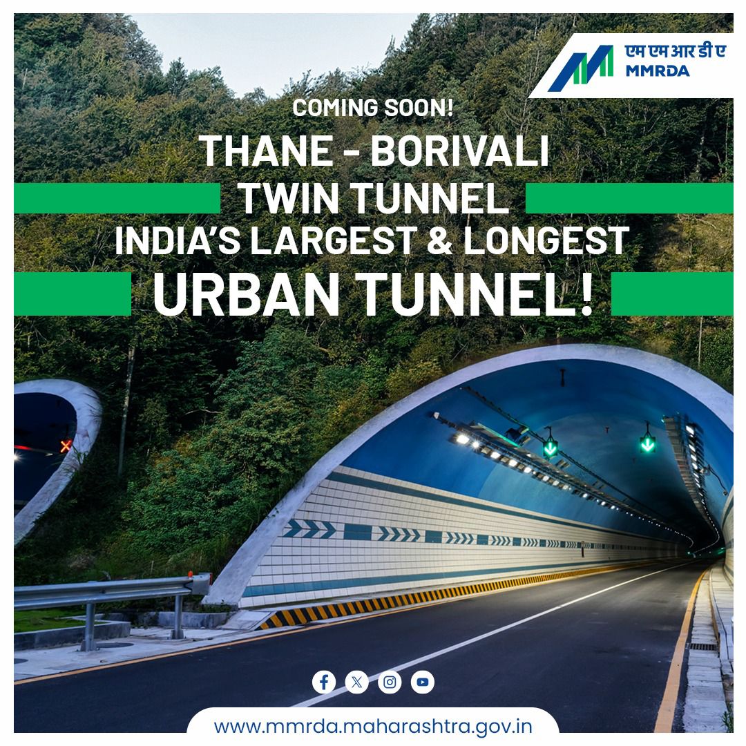 The Thane Borivali Twin Tunnel Project will be a game-changer for daily commuters. #ThaneBorivaliTwinTunnel"