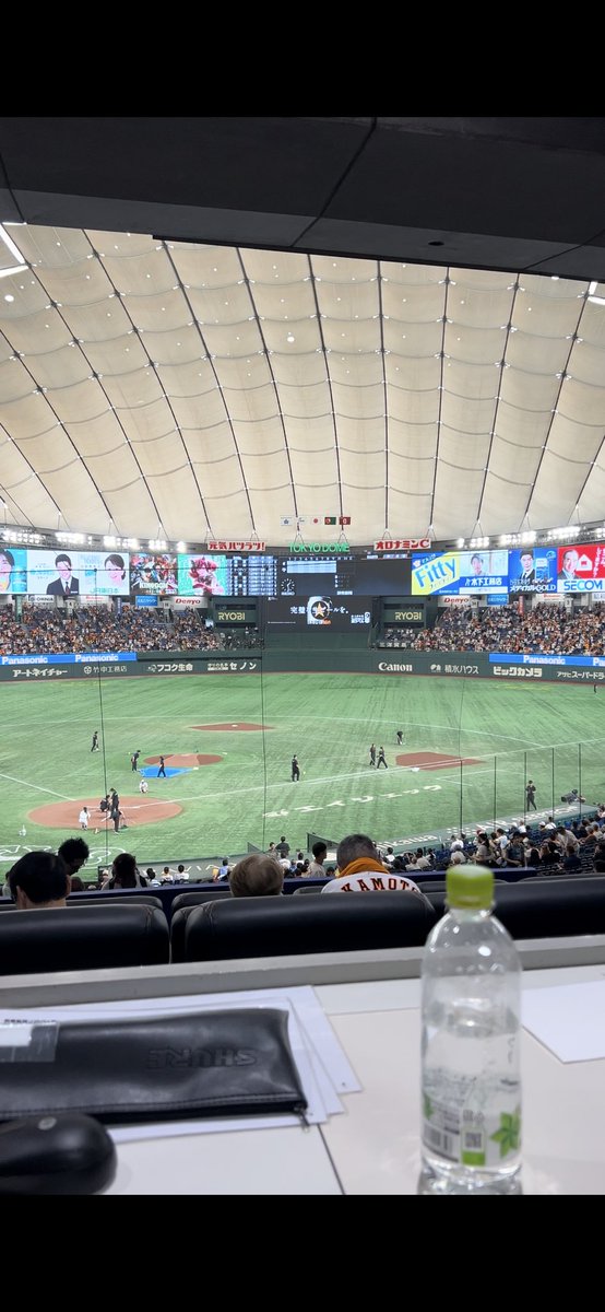ManatO2161's tweet photo. 仕事で東京ドーム https://t.co/9qjXOpAJ8A