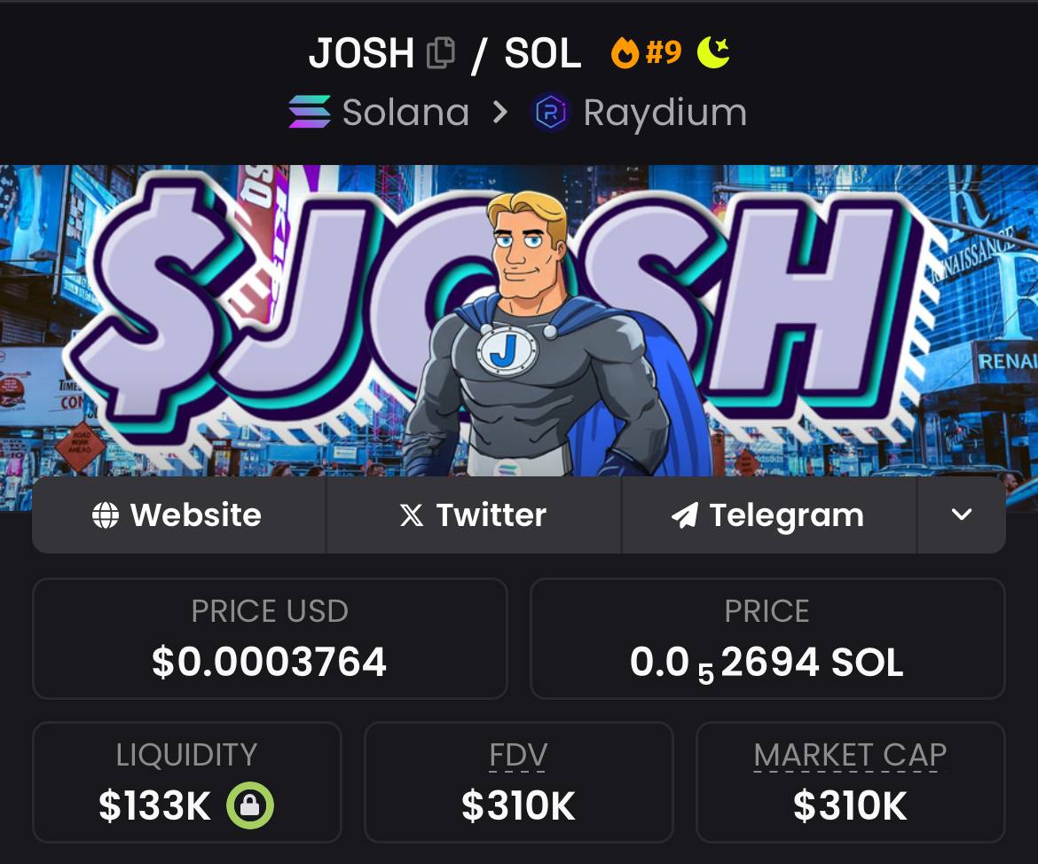 reed_carss's tweet photo. $JOSH 

2x1D1WRifYXGLNJ5MC7Bj3TJUruDhVvWdYQ6u75VemsC

Strongest Man On Solana Taking Over Crypto One Jeeter At A Time - Get In 🚀

https://t.co/eqvG4459TH

LFG 🚀 https://t.co/iDhTz2MxzL