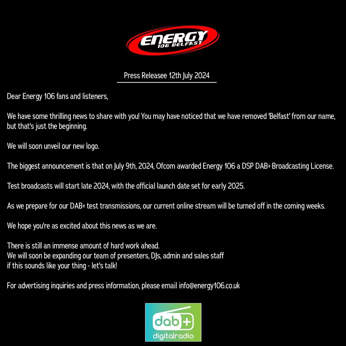 Energy 106 tweet media