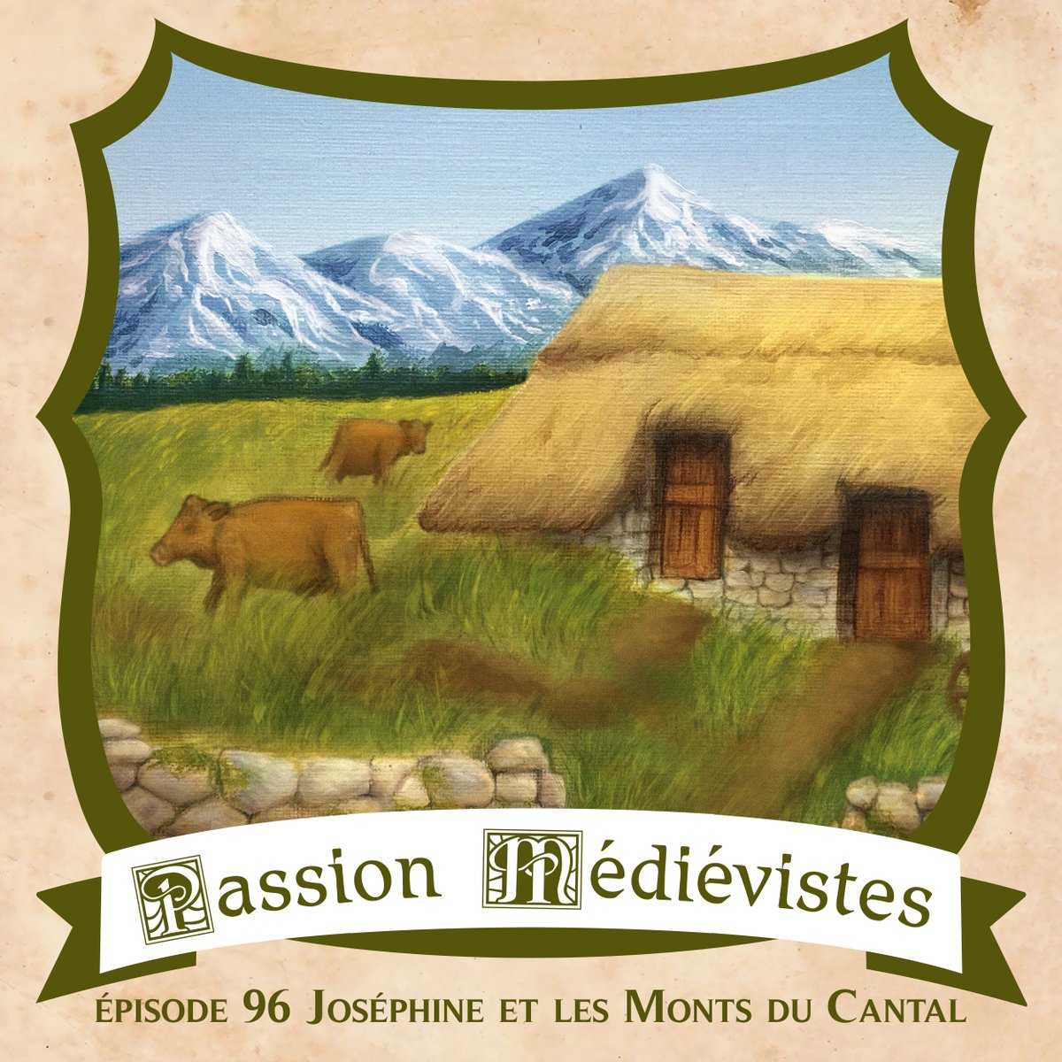 PMedievistes's tweet photo. 🎧 NOUVEL ÉPISODE 🎧

Plongez dans la vie quotidienne et rurale de la fin du Moyen Âge, avec mon invitée Jospéhine Moulier dans l'épisode 96 sur les Monts du Cantal !

A écouter sur toutes les applications de podcasts : https://t.co/vC2l29xhBh https://t.co/FDcJL6s0AH
