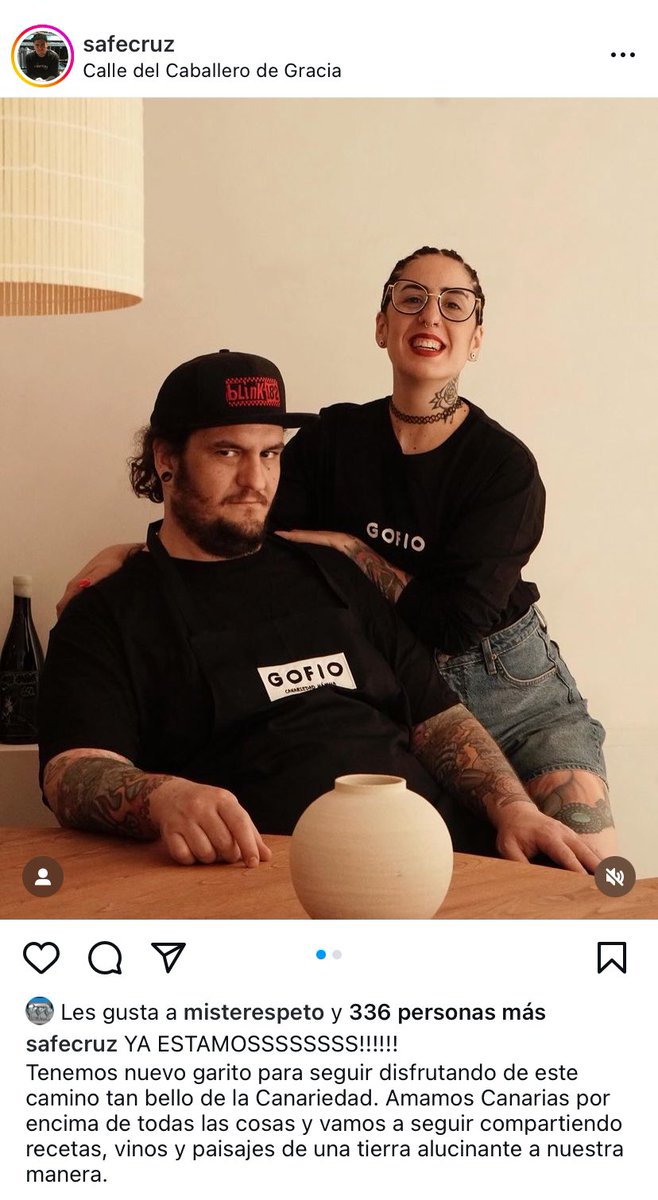 Qué gracia tiene el caballero, cuánta la dama.

Grandes y, -¡ojocuidao!- abiertos ya en el garito nuevo.

<a href="/gofiomadrid/">GOFIO</a> de tiros largos.