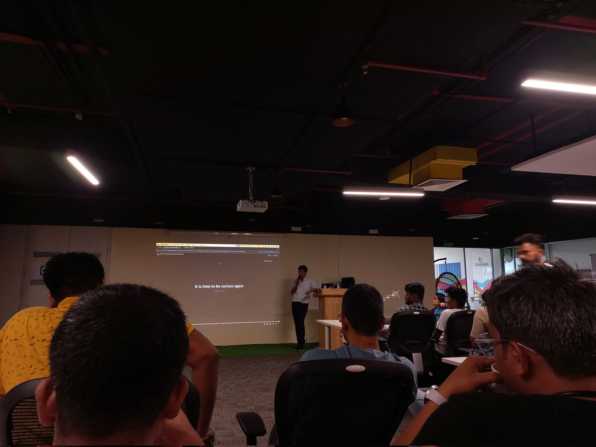 Sheenu_exe's tweet image. Just spent the day at the React meetup in Pune! Learned the power of Suspense with Garima &amp;amp; Jyoti. Huge thanks to @shrinivasshah for his clear explanation on Signals vs States! 
#ReactJS #webdeveloper
#Connections 
@ReactPune @react_india @EEIndia