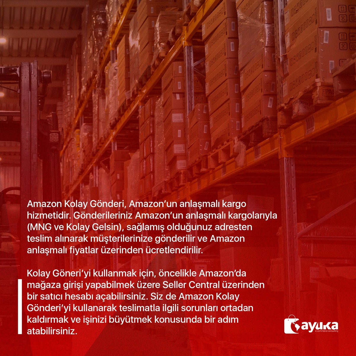 ayukaa_co's tweet photo. 📦 Amazon Kolay Gönderi Nedir? 🌟

Amazon Kolay Gönderi, e-ticaret dünyasında daha hızlı ve pratik bir alışveriş deneyimi sunan mükemmel bir çözüm! 🛒✨

🔹 Kolay ve Hızlı Gönderim
🔹 Pratik Süreç
🔹 Gelişmiş Destek

#amazon #amazonseller #eticaret #dropshipping #ecommerce https://t.co/dINAphMvan
