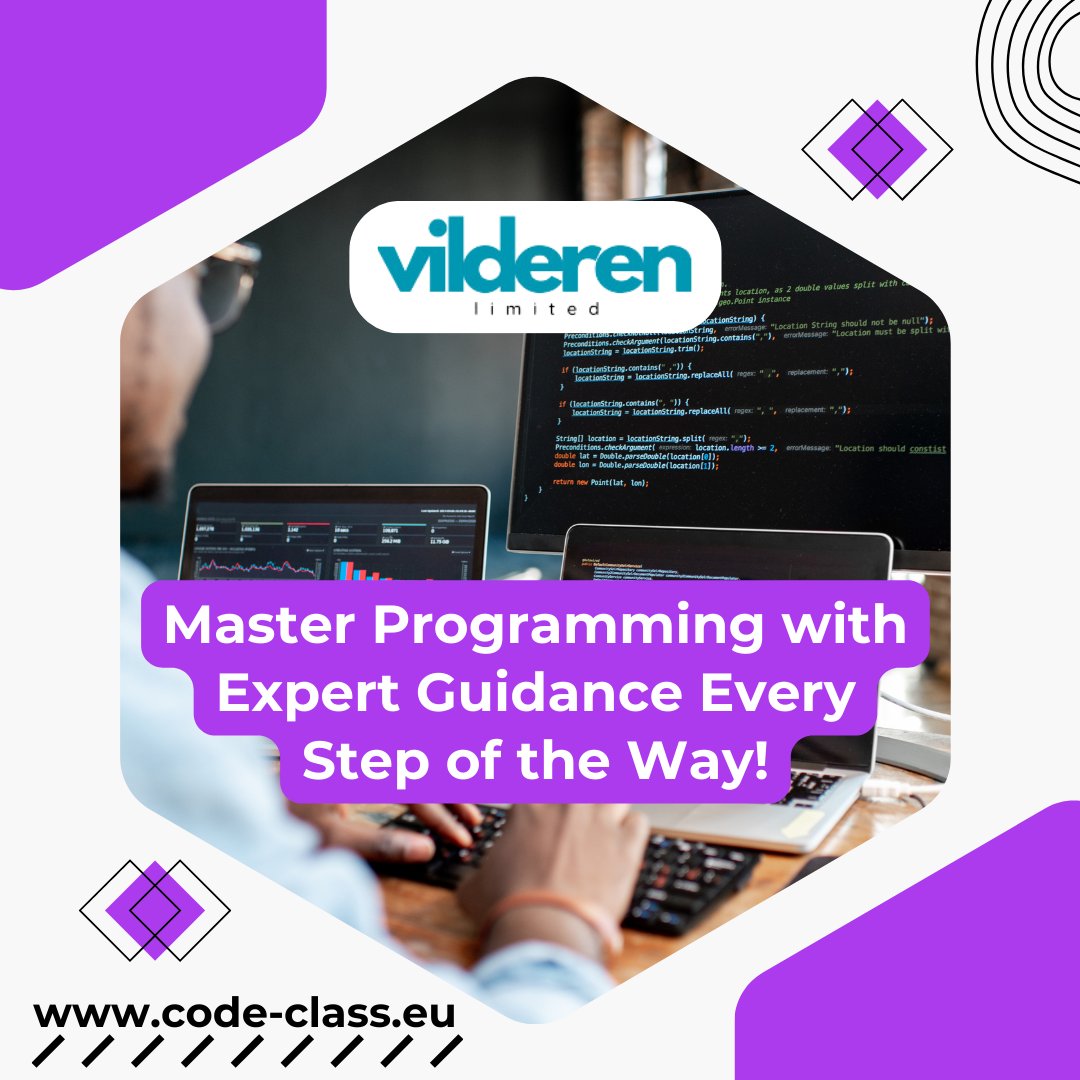 VilderenLtd's tweet image. Take control of your learning journey and unlock your coding potential today #ProgrammingEducation #ExpertGuidance!