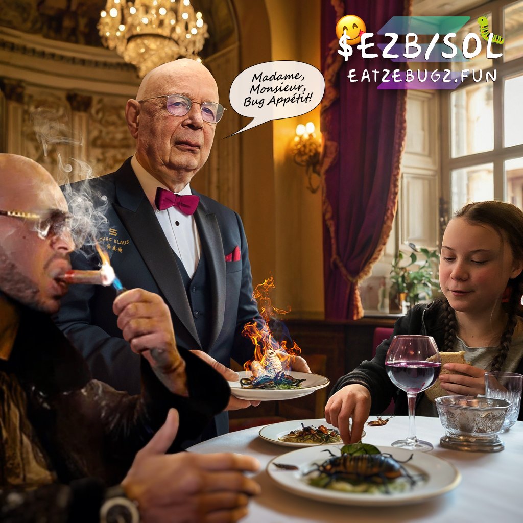 JamliveJohnny's tweet photo. Ready to save ze vurd? Then you must eat zem 👉 https://t.co/RldiU3hmYt 🐛 @EatZe_Bugz
9Zf6CPFt8mJ5TBWJur3x5HrKdr7yfNg9QhEx2jkNNyFc 
https://t.co/UO6HtpPwKY…
👉  5000$ prize 🏆 at 5M MC 👈 
@solflare_wallet @phantom
@1000xgirl @100xAltcoinGems
@3orovik @CaesarsCalls @Cobratate @CryptoGodJohn
@CryptoWendyO @pumpdotfun 
@ElonMuskPDA @JulietMassalini 
@blknoiz06 @KateMillerGems