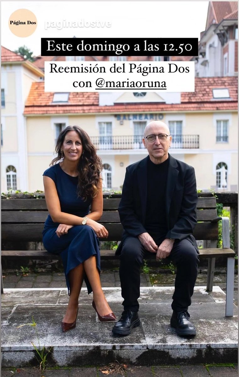 maria_oruna's tweet photo. Mañana domingo, a las 12:50 h., podr��is ver de nuevo la estupenda entrevista que @PaginaDosRTVE me hizo en los escenarios de #LosInocentes, sexta y última entrega de la serie de misterio de #LosLibrosdelPuertoEscondido. https://t.co/nHypWvKM43