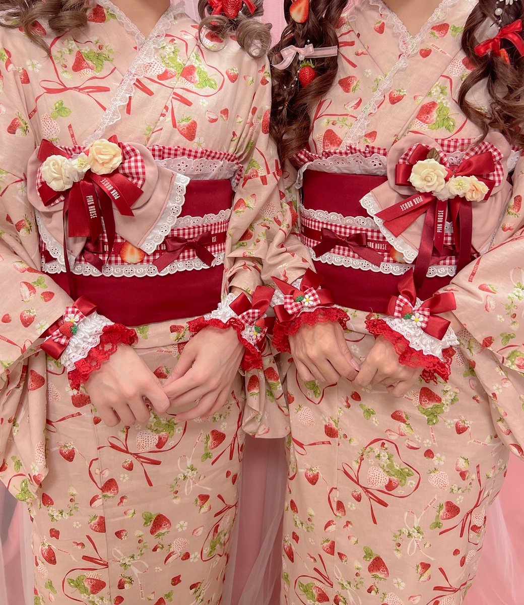 PINKHOUSEの浴衣、浅草で着られます🌹🍓とっておきの夏に♪