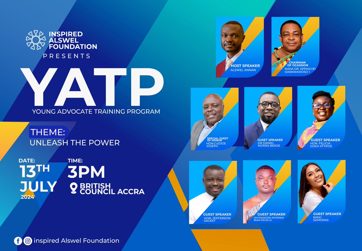 FINALLY! FINALLY!! FINALLY!!!

Today marks the beginning of an incredible journey at the Young Advocates training program. Let's ignite our passion, amplify our voices, and empower change. Together, we can inspire, lead, and shape a better tomorrow.