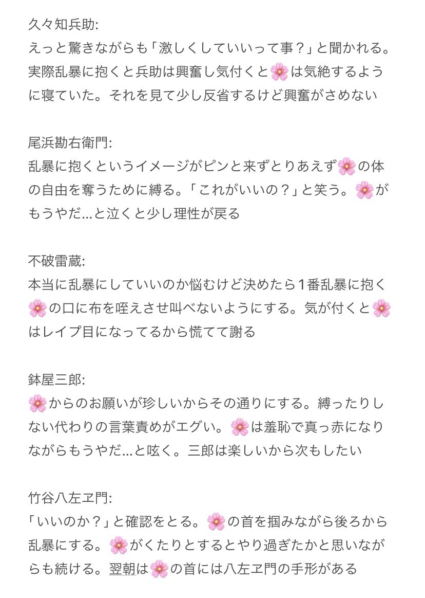 uru_ayuru's tweet photo. #夜のRKRNプラス
🌸｢抵抗しないから舌し棒にして｣
6️⃣5⃣4️⃣年/di/ook/nmr/zat/mrizm/ongmmr https://t.co/lqWhczIt6T