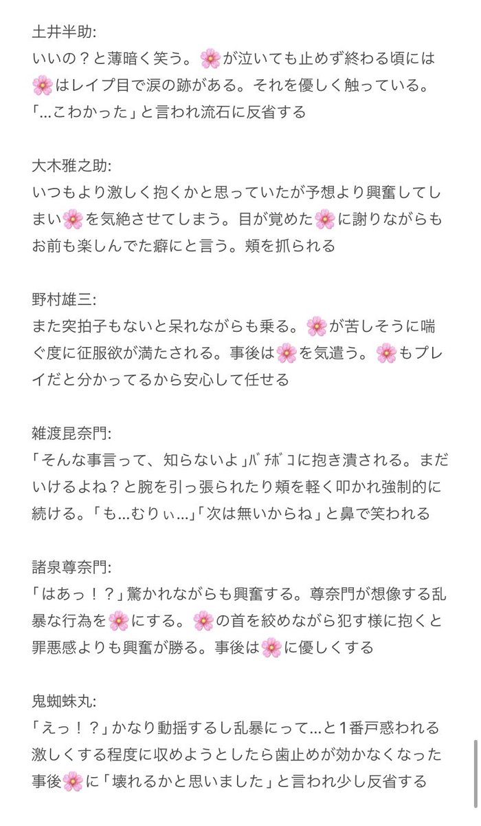 uru_ayuru's tweet photo. #夜のRKRNプラス
🌸｢抵抗しないから舌し棒にして｣
6️⃣5⃣4️⃣年/di/ook/nmr/zat/mrizm/ongmmr https://t.co/lqWhczIt6T
