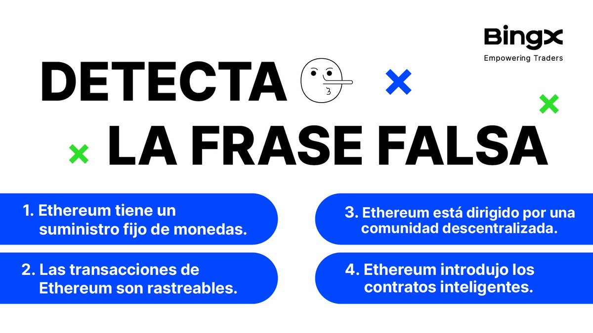 ¡Es hora del #BingXQuiz! 🤩

Regalamos 25 USDT a dos respuestas correctas. 

👀 Para participar:
Sigue, da me gusta y RT
Comenta la respuesta
El concurso se cierra el viernes 19, a las 12:00 h UTC 

¡Éxito! 👏