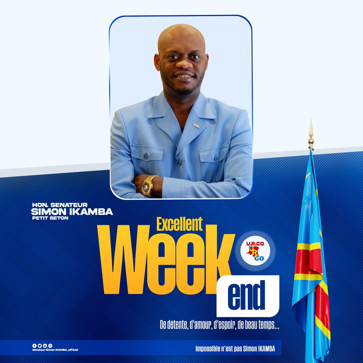 Senateur_Ikamba's tweet photo. EXCELLENT WEEK END
#SIMONIKAMBA https://t.co/vMf9epJtFS
