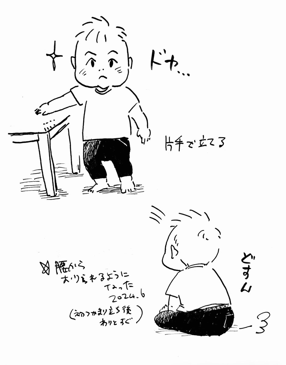 赤さんメモ
大分前のですがやっとこさ
つかまり立ち上手になって時々調子乗って転ぶ 