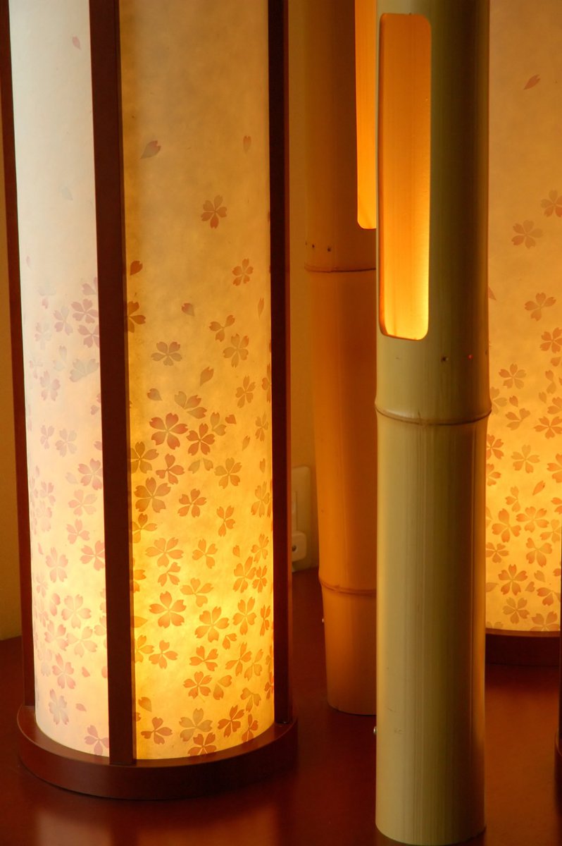lightideasx's tweet image. Japanese styled floor lamps made out of bamboo and paper #floorlamps #floorlighting #bamboolamp #paperlight #japanese #japan #lights #lighting #lightideas