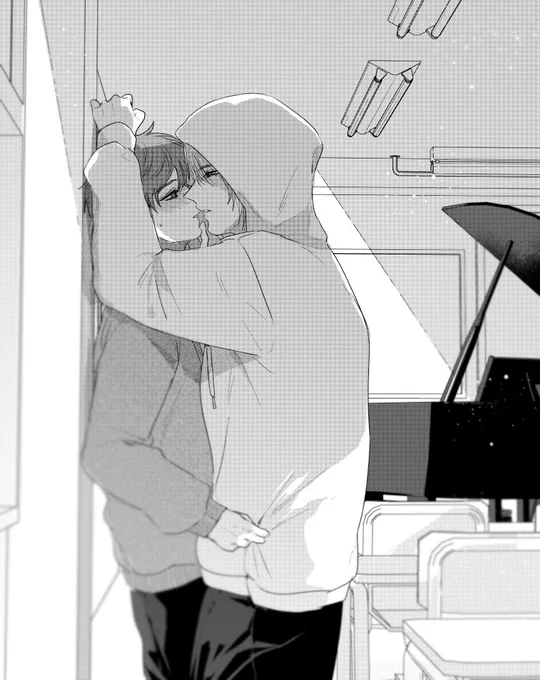 誰もいない特別室で治安悪い男子と隠れて
#創作BL
#一触発熱 