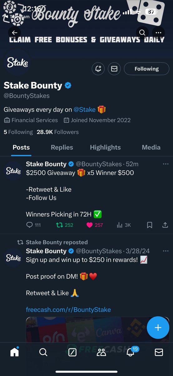itschabzz's tweet photo. @BountyStakes stake id : chabzx https://t.co/3kvLZN9trF
