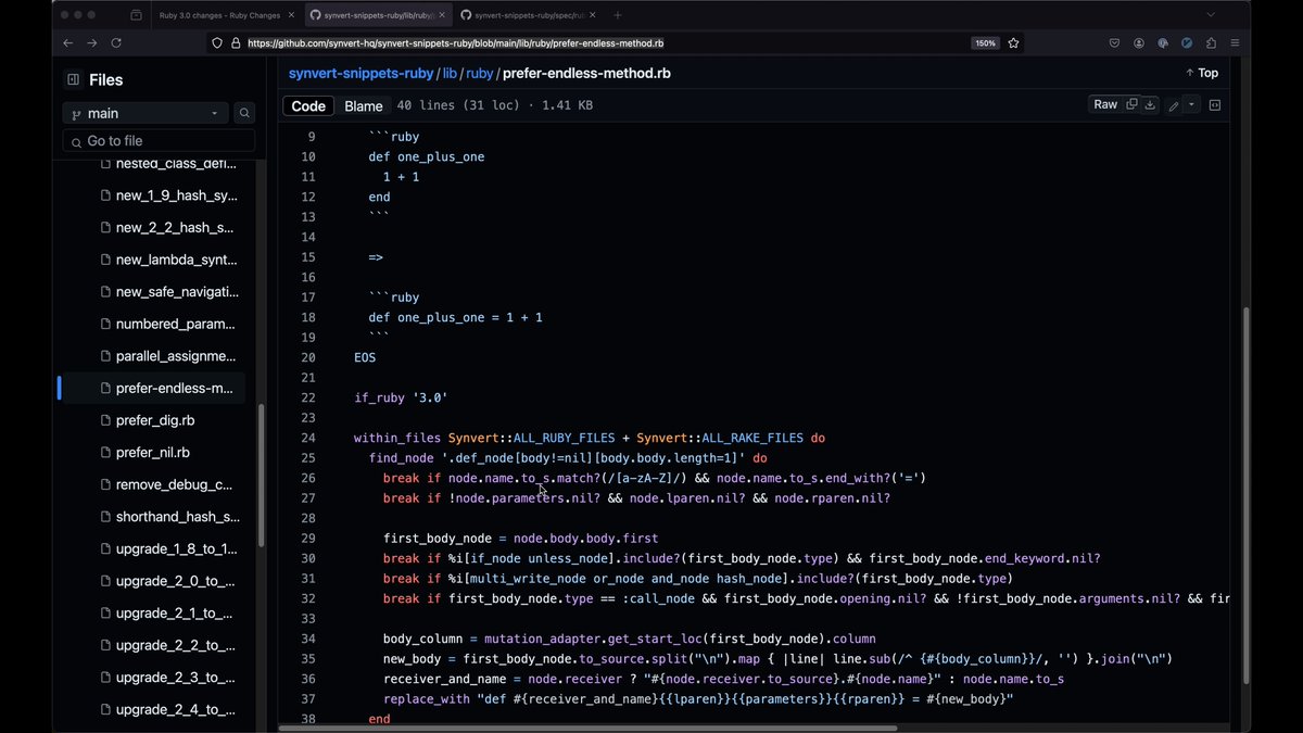 Prefer endless method by Synvert, by <a href="/synvert_net/">Synvert</a> open.substack.com/pub/synvert/p/…