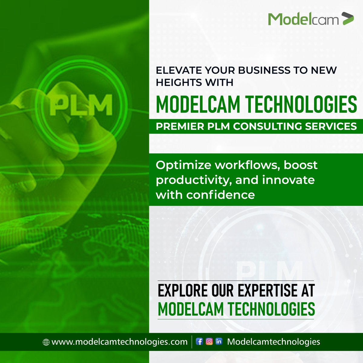 Modelcam's tweet photo. 🌟 Enhance product innovation, and drive growth with our specialized PLM solutions.🌟Let's take your business to the next level! Connect with us at:- +91 8237016167 or you can visit our website at
https://t.co/An1OC06iwh
#PLMConsulting #BusinessGrowth #Innovation #Efficiency https://t.co/TaInFK77aG