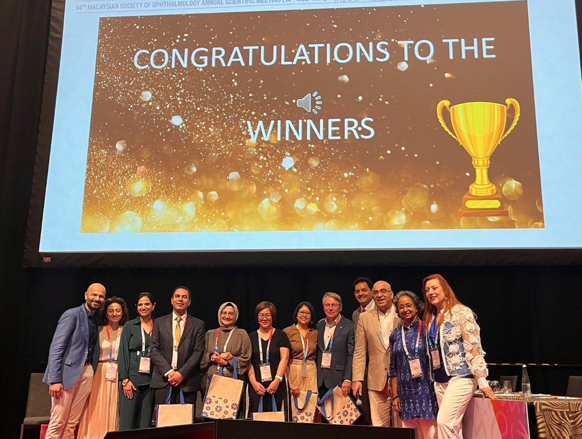 WSPOS's tweet image. A wonderful start to the day 3 at the conference! The first-of-its-kind Ophthalmic Pentathlon at #WCPOSV2024. Thank you to the organizers, judges, and team members for creating and delivering this fun session! And, of course, congratulations to Team D on your victory! 🏆