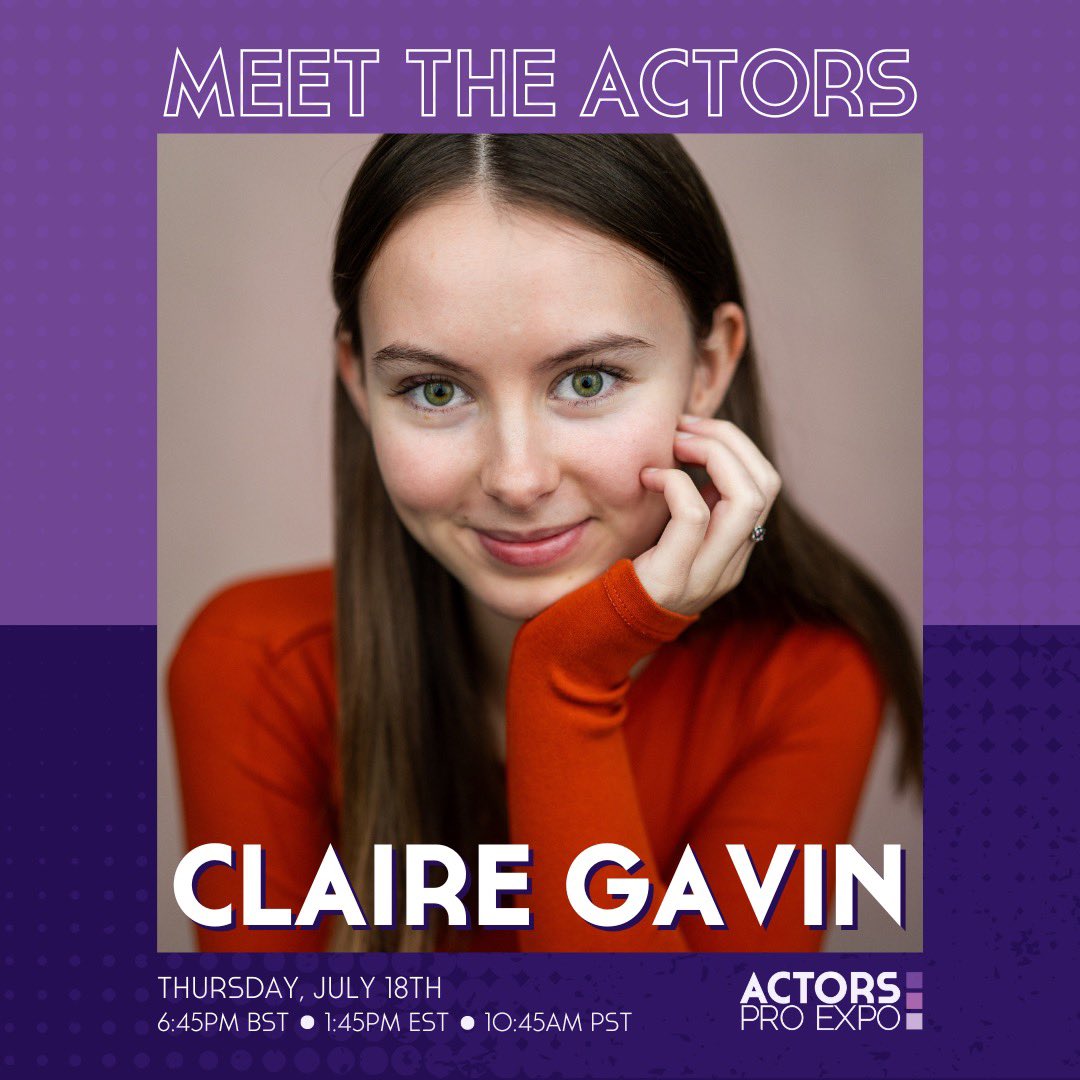 ActorsProExpo's tweet photo. 🌟 Performing live @actorsproexpo!! These 4 incredible actors will take the virtual stage Thursday, July 18 at 6:45pm BST (1:45pm EST, 10:45am PST). We can’t wait to see you shine 🌟 #actorsproexpostage https://t.co/4BJUujXJ0Z
