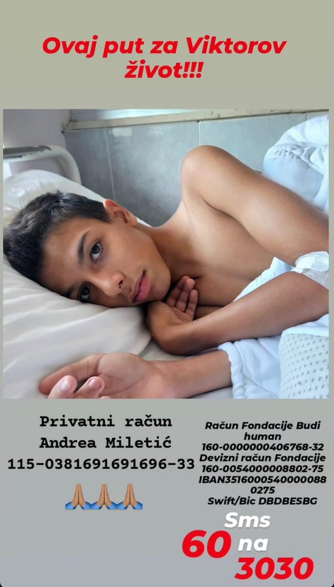 SavoManojlovic's tweet photo. Molim vas uplatite i podelite. https://t.co/UUsZKEX6mY