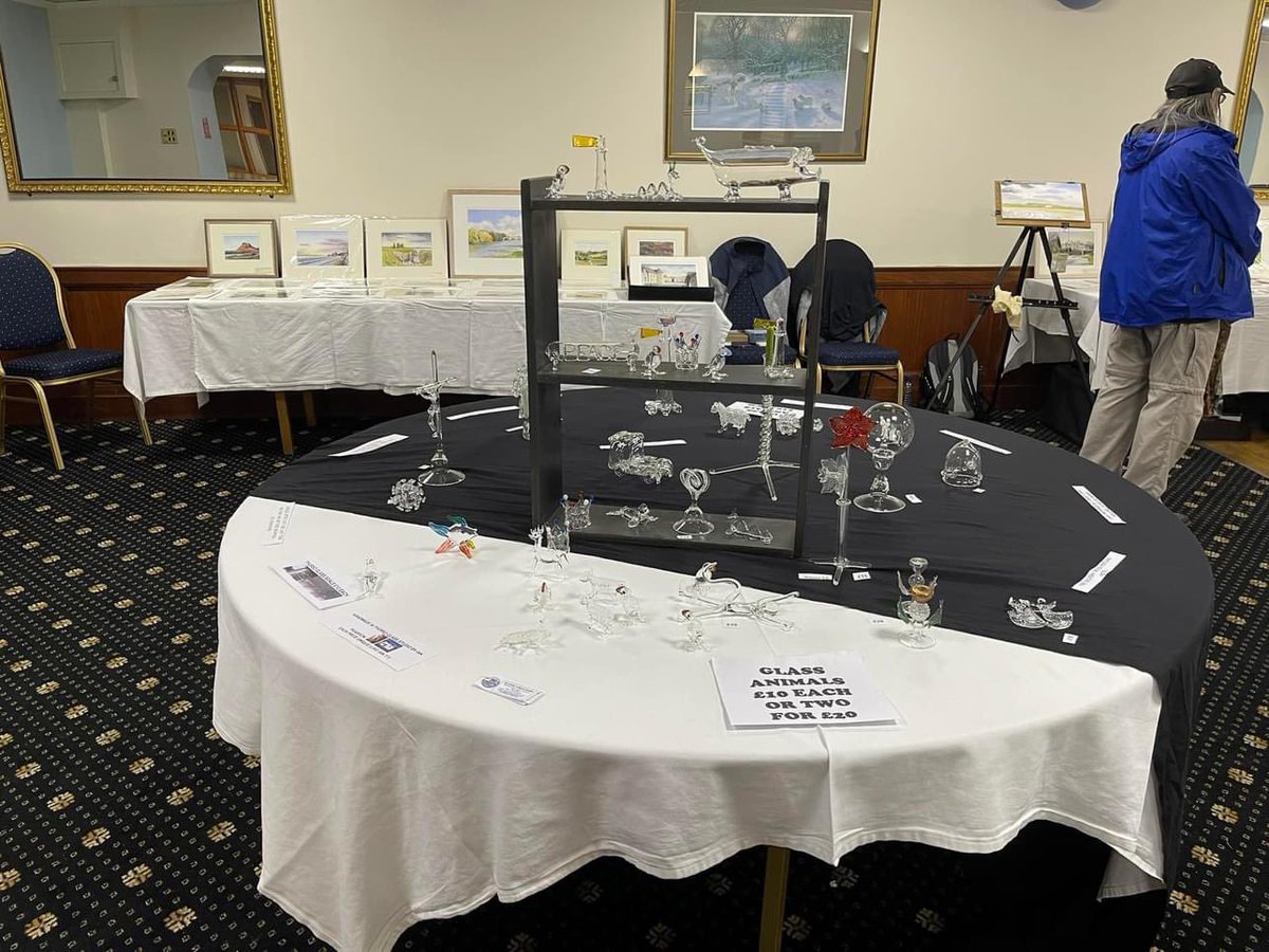 pennyirvineart's tweet photo. All set up with @NWoodturning in the Pentland Hotel with North Coast Artists. 11-3 today https://t.co/5X9kiJ9YmG