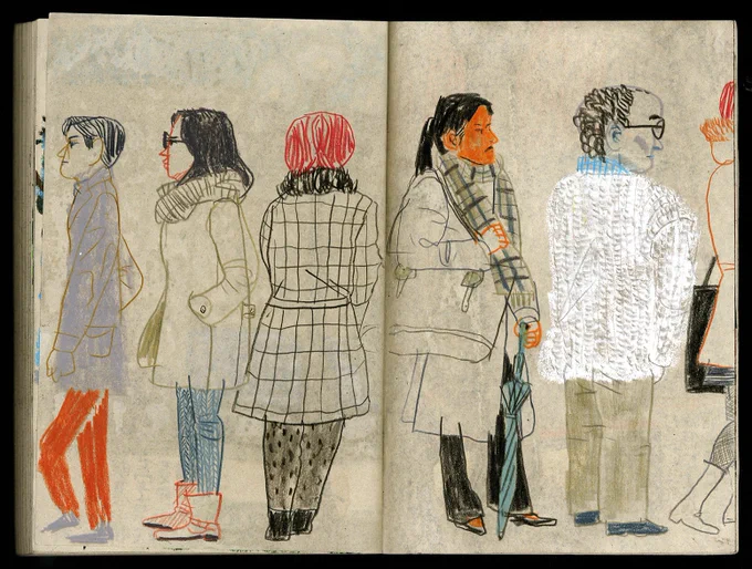 画集「A SKETCHBOOK」に載ってない、昔のスケッチ。