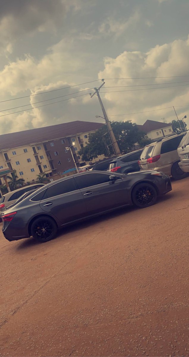 STOLEN CAR!!! The Vehicle was stolen in Abuja durumi 2. Any useful information about its location will be helpful.
VEHICLE MAKE: TOYOTA AVALON 2013
LICENSE PLATE: ABC70KP
VIN : 4T1BK1EBXDU03172

KINDLY REACH OUT TO 08067473888 or 08066667857
