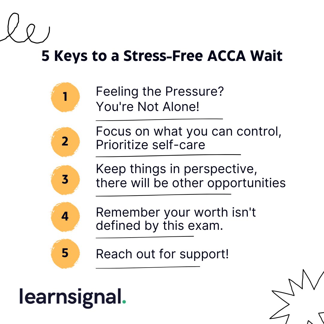 learnsignal's tweet photo. Feeling Stressed About Your ACCA Results? You're Not Alone β Discover How to Manage Your Anxiety with Our Expert Advice!
Check out our ACCA course- https://t.co/I2CkYPIVFV
#ACCAResults #AccountingCareer #StressManagement #ExamAnxiety #CareerSuccess #ACCAJourney https://t.co/pLaLdBjOxt