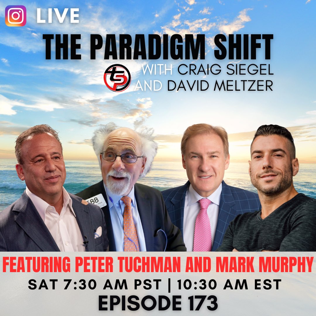 CraigSiegel_CLS's tweet image. 🎉 The 2024 Momentum Continues with Episode 173! Dive into an electrifying conversation with the Handsome @davidmeltzer and the insightful @EinsteinoWallSt and Mark Murphy. Expect game-changing surprises and profound insights. Time to get buck wild! You don’t want to miss this!…