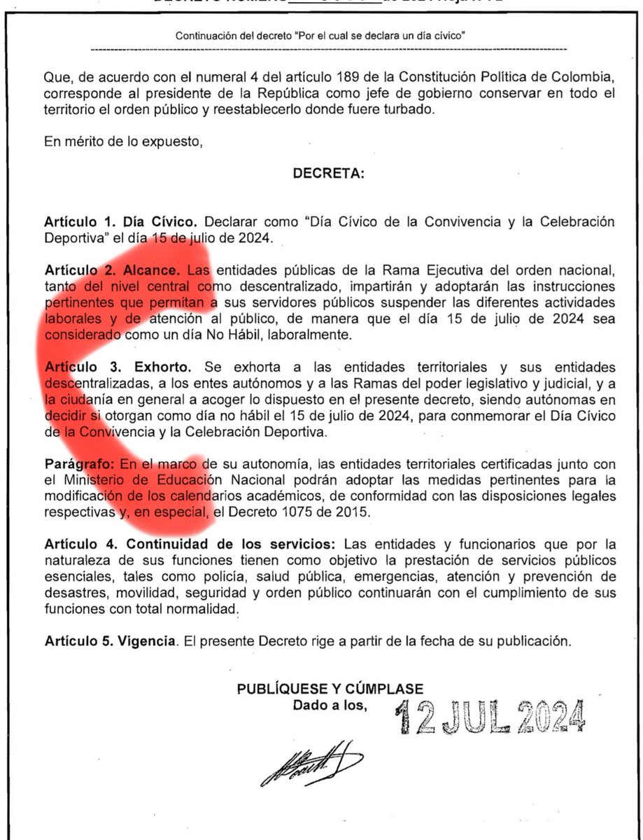 RafaNietoLoaiza's tweet photo. Antioquia, Cartagena y Medellín, se apartaron del lunes sin trabajar que propone Petro. Este, molesto, alega que sus decretos "se cumplen". Dicen que no leyó su decreto, donde se "exhorta" a acoger la propuesta.

Yo creo que Petro, ignorante, no sabe lo que significa exhortar https://t.co/yMg9nirdEH