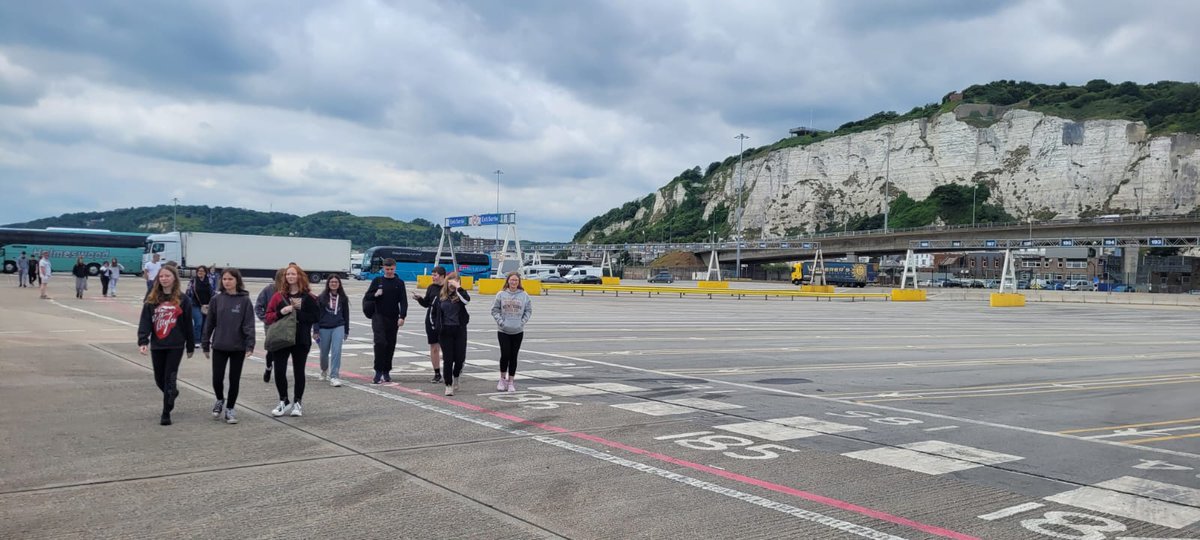 RHSHumanities's tweet photo. Arrived safely in Dover, quick services stop before boarding the ferry #BattlefieldsRHS2024 #TeamHumanities #PersonalDevelopment https://t.co/X25Bppm5ml