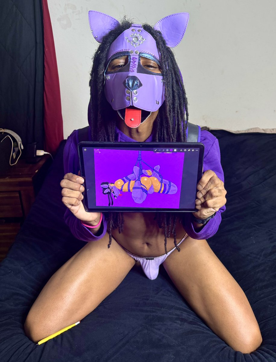 PuppaPizza's tweet photo. Hi! I’m Pupperoni Pizza 🐶🍕 
29 yo black kink / furry artist
Always looking to make more friends around the Atlanta area ��
Commission are open! 🎨
Call me a good boi? 🥺👉🏾👈🏾 https://t.co/p96TvrLCLq