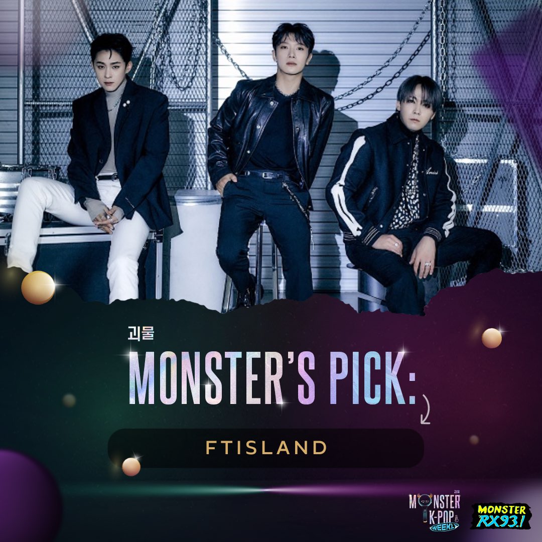 RX931's tweet photo. #MonstersPick: FTISLAND

Powerful vocals, amazing musicianship, solid performance quality - #FTISLAND will always be legendary. 🙇🏻🤩🤘🏻

Hear their iconic songs and latest releases over the #RX931 airwaves TONIGHT on #MonsterKPopWeekly! 💜 #IAmAMonster https://t.co/WnWXyIHBOJ