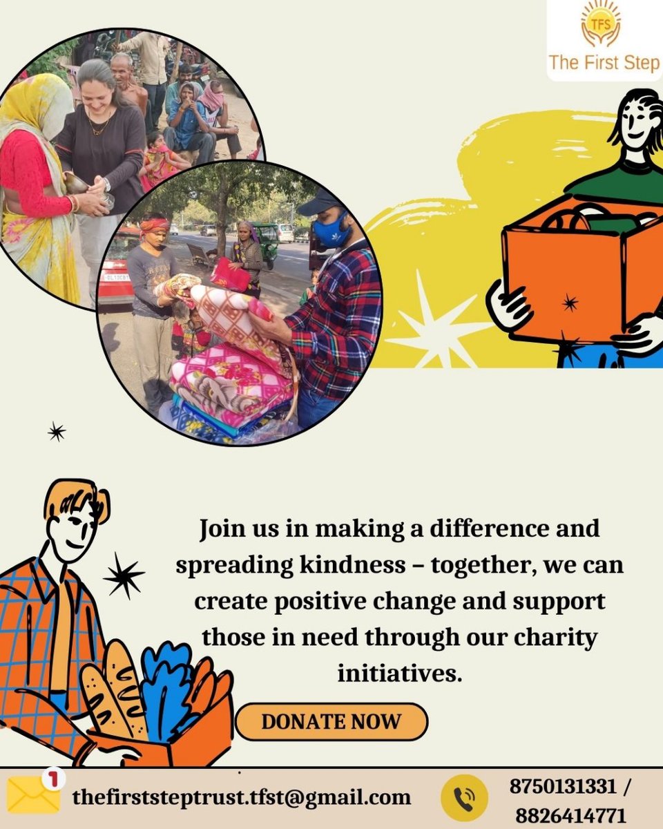 thefirststep122's tweet photo. A small donation can change a life. Help us support those in need. #Donate #SupportThePeople #FirstStepNGO #delhincr https://t.co/WbtHPrBIxJ