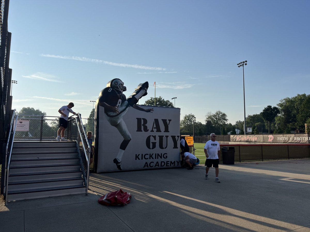 Prokickercom's tweet photo. Ray Guy @Prokickercom Top Prospect Camp 2024! Today and tomorrow in Louisville KY! @Gatorade #LegendaryTraining #LegendaryResults https://t.co/o3d2tV7AKr