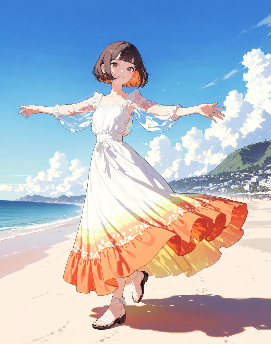 Coast #AIイラスト