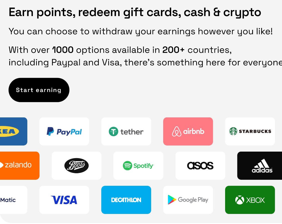 Bonjovo_EU's tweet photo. Earn points, redeem gift cards, cash & crypto with @swashapp 💰💰💰
➡️ https://t.co/DK2DkrVWwK
#SwashApp #DataUnion $SWASH https://t.co/XIrdcDgsZf
