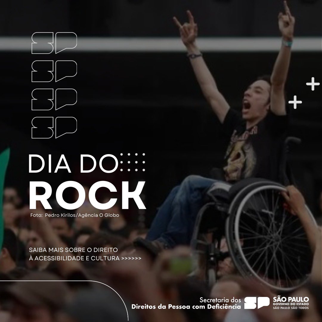 deficiencia_SP's tweet image. ROCK | Hoje é o Dia Mundial do Rock, bebê!

🤘 A data foi escolhida em homenagem ao Live Aid, megaevento que aconteceu nesse dia em 1985. Essa icônica foto do post é de Jhony Santos, no Rock in Rio, feita pelo fotógrafo Pedro Kirilos, da Agência O Globo. 

#DiaDoRock #Rock #LBI