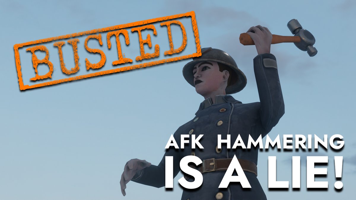 FreerkLabs's tweet photo. New @foxholegame video is out!
This time hammering a nail in the coffin of "AFK hammering".
https://t.co/hQ1mg3tKCr
As a sidenote, I won't be touching bunkers for the forseeable future https://t.co/6kSQtdNKnn
